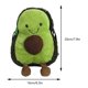 thumbnail image 5 of Fuzzy Satchel Monederos Furry Hobo Bag Mujeres Dibujos Animados Lindo Amante Del Aguacate Regalo, 5 of 9