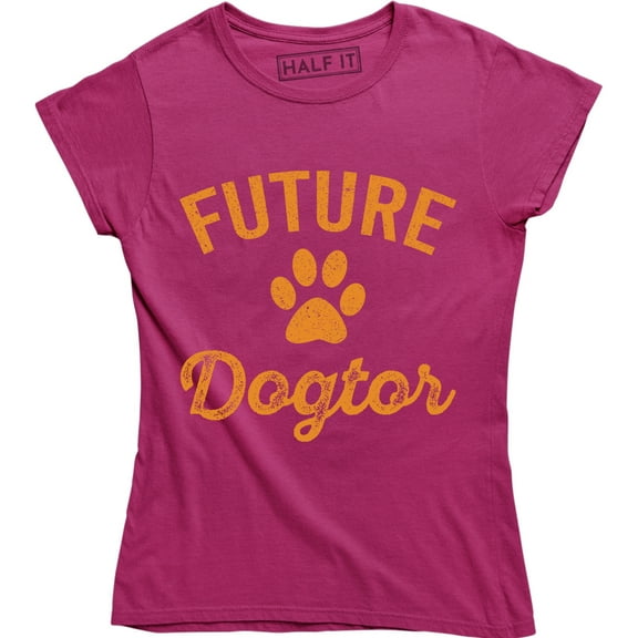 Future Dogtor Vet Student Funny Veterinarian Dog Lover Women's T-Shirt