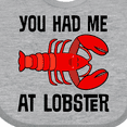 thumbnail image 4 of Inktastic Funny Lobster Lover Kids Seafood Boys or Girls Baby Bib, 4 of 4