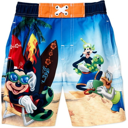 mickey mouse swim trunks disney boys baby