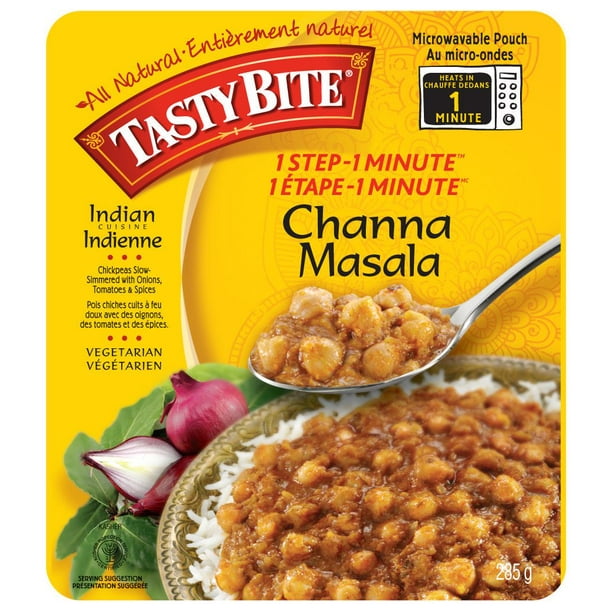 Channa masala cuisine indienne 1 Étape - 1 Minute de Tasty Bite
