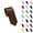 Brown, variant on Mens Elegant Tie Business Necktie Classic Formal Neckwear for Suits Dress Shirts Wedding Office Work Prom Party