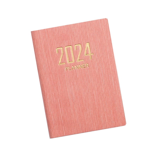 2024 Planificador Cuaderno Diario Cuaderno Planificador Mensual Diario Profesional Rosa Cola Planificador de cuadernos