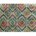 thumbnail image 5 of oneOone Georgette Viscose Green Fabric Ikat Sewing Craft Projects Fabric Prints By Yard 42 Inch Wide, 5 of 5