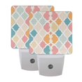 thumbnail image 6 of Yayeee LED Plug in Night Light for The Home with Auto Dusk to Dawn Light Sensors, 2 Pack, Pink Abstract Pattern, 6 of 6