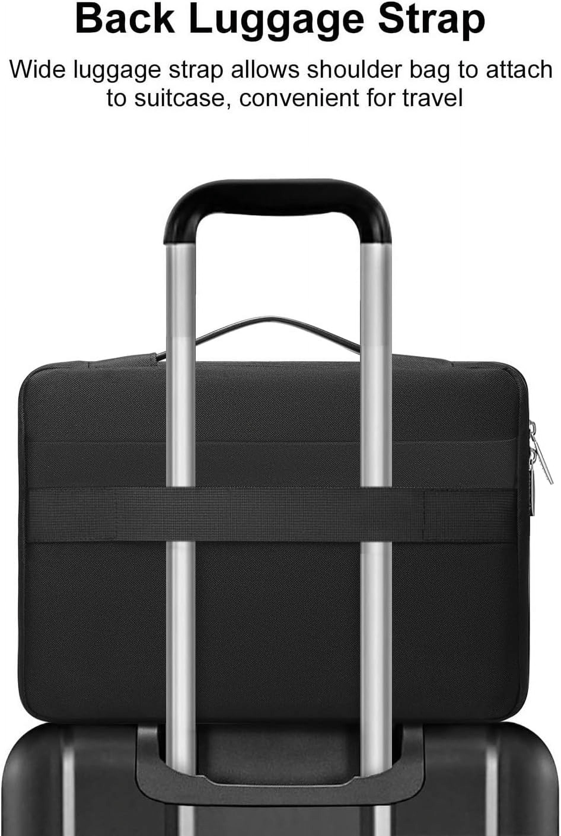 MOSISO Laptop Sleeve Bag for MacBook HP Dell Asus Acer Lenovo Notebook, 360 Protective Computer Carrying Case for MacBook Air Pro 15 inch, Black
