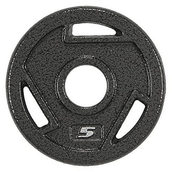 BalanceFrom Cast Iron Plate Weight Plate for Strength Training and Weightlifting, Single AT2IN-5