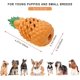 thumbnail image 2 of Juguetes masticables para perros para masticadores agresivos, juguete masticable de piña para perros, juguetes interactivos indestructibles para masticar para grandes (amarillo verde, 6,7 Ln mediano) Feliz Sencillez, 2 of 5