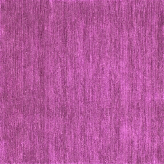 Ahgly Company Indoor Square Abstract Purple Contemporary Area Rugs, 5' Square