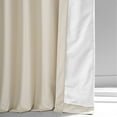 thumbnail image 7 of HPD Half Price Drapes Signature Diva Cream Plush Velvet Hotel Blackout Curtains (1 Panel), 50W X 96L, 7 of 7