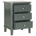 thumbnail image 3 of SAFAVIEH Joe End Table With Storage Drawers Dark Teal, 3 of 4