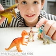 thumbnail image 4 of GuassLee 78 Pack Mini Dinosaur Figure Toys - Plastic Dinosaur Toy Set for Kids Toddler Birthday Christmas Easter Valentines Day Gifts, 4 of 7