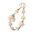thumbnail image 3 of Accesorios De Pulsera Con Asa De Bolso Con Cuentas, Colgante De Ropa, Cadena De Teléfono Con Cuentas, Color Blanco, 3 of 8