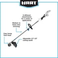 thumbnail image 3 of HART Ensemble de coupe-herbe 40 V de 15 po – compatible avec des accessoires, 3 of 8