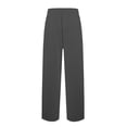 thumbnail image 5 of Domzle Men's Lightweight Pajama Pants Soft Lounge Sleep Joggers Adjustable Drawstring & Pockets All-Season Sleepwear Dark Gray 3XL, 5 of 5