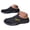 Black, variant on Dakaela Men's Slip on Mules with Arch Support Comfortable Closed Toe Open Back Sneakers Indoor Outdoor Mesh Breathable Walking Casual Loafers Black,7.5
