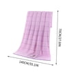 thumbnail image 3 of Partheme 28x55in Embroidered Bath Towel 70x140cm, Soft Anti Fade Highly Absorbent for Bathroom Spa Daily Use, Large Cotton Terry Cloth, B, 3 of 6