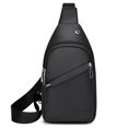 thumbnail image 2 of Teissuly Sling Bag For Men Women Shoulder Backpack Chest Bags Crossbody Daypack With Earphone Hole For Hiking Camping Outdoor Trip Teissuly WER202312025795, 2 of 6