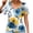 Blue A, variant on Womens Shirts Soft Lightweight Shirts for Women Loose Tee Pink XL