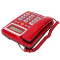 thumbnail image 1 of Big Button Corded Phone, Single Button Dialing Corded Landline Phone LCD Brightness Adjustment HD Hands Free Calling  For Senior For Office, 1 of 8