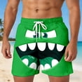 thumbnail image 2 of XINPING Mens Board Shorts Retro Athletic Funny/novelty Print Quick-Dry Spring Break Swim Trunks with Pockets Upf 50+ Sun Protection Swimwear Bathing Suits, 2 of 5