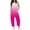 Hot Pink, variant on ZACPNCV Girls Casual Sleeveless Jumpsuits Gradient Spaghetti Strap Loose Romper Long Pants with Pockets Black 13-14 Years