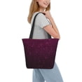 thumbnail image 6 of Lsque Dark Purple Glitter Pattern Beach Tote,Shoulder Handbag,Spacious Tote Bag,Lightweight Travel Bag,Versatile Shopping Bag, 6 of 6