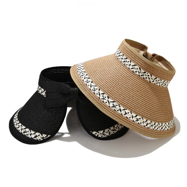 Sombrero de paja de ala ancha,Sombreros de paja Sombrero de sol plegable de ala ancha Sombrero de calidad superior