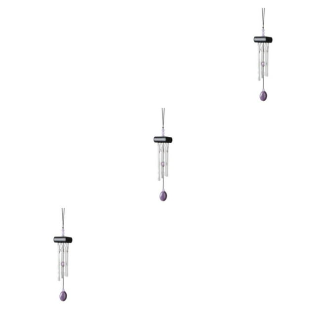 kurtrusly Beautify Home With Wind Chime Pendant In Unique Style Small Wind Chimes Elegant Decoration Materials black 3Set