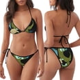 thumbnail image 3 of Qekee Scooby-Doo Print Women Triangle Bikini Sets,Halter Two Piece Sexy Swimsuit,String Tie Side Bathing Suit, 3 of 6