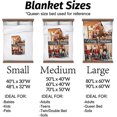 thumbnail image 5 of Couples Gifts Custom Blankets with Photos and Text Multiple Colors Sizes Soft Flannel Blankets Valentines Day Gifts, 5 of 6