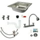 thumbnail image 1 of Kit Completo De Tarja Con Mezcladora Flexible Para Cocina MEER  KIT-009 TS4848, 1 of 4
