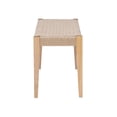 thumbnail image 3 of Powell Holden Dining Bench with Handwoven Rope Seat, Natural/Natural, 3 of 9