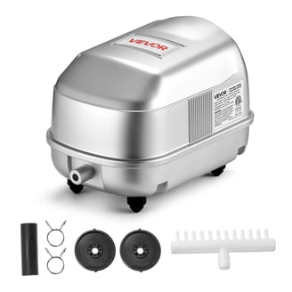 VEVOR Linear Air Pump – 109L/Min Airflow, 1/2 Acre 10FT Deep Pond Aeration, Septic Tank, Aquarium & Fish Farm