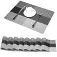 thumbnail image 2 of Manteles individuales YONGSHENG juego de 8 lavables resistentes al calor y al desgaste 30x45cm, 2 of 5