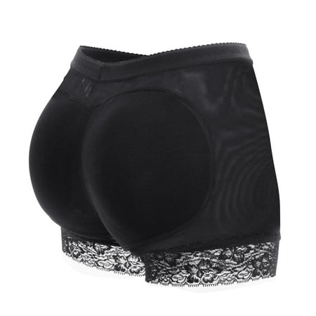 MISS MOLY Women Lace Padded Seamless Butt Hip Enhancer Shaper Panties Underwear