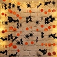 thumbnail image 3 of Black Bat Spider Dots Paper Garland Halloween Streamer Banner Backdrop Hanging Decor Halloween Party Decoration Supplies for Haunted House, 3 of 4