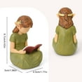 thumbnail image 5 of Reading Elf Figurine - Enchanted Book Lover Gift, Whimsical Desk Decor for Inspiring Imagination & Serenity, 5 of 8