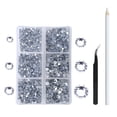 thumbnail image 1 of Soidarity Cristal brillante con bolígrafo y pinzas, juego de manicura brillante y exquisito, decoraciones para ropa, accesorios para tarjetas de ropa DIY Arte de uñas Tipo 1 Soidarity CE012398-01, 1 of 6