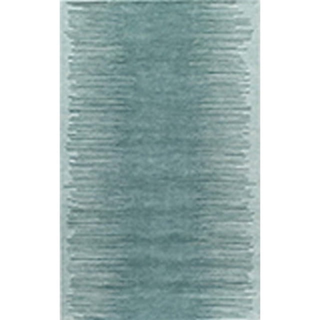 Momeni Delhi 2'3" X 8' Contemporary Hand Tufted Wool Runner Rug in Aqua