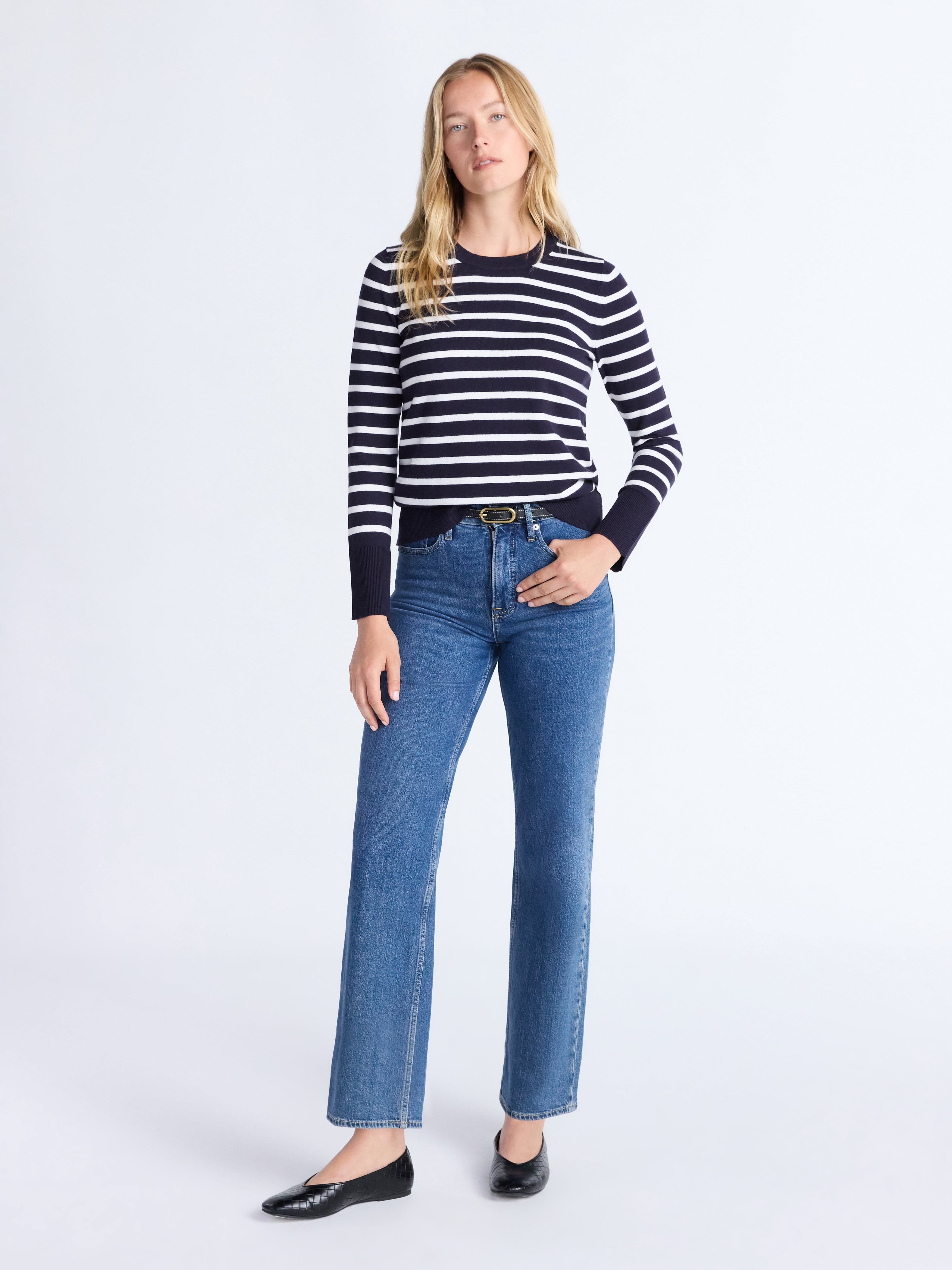 Free Assembly Women's and Women's Plus Cozy Yarn Crewneck Sweater with Long Sleeves. Lightweight, Sizes XS-4X