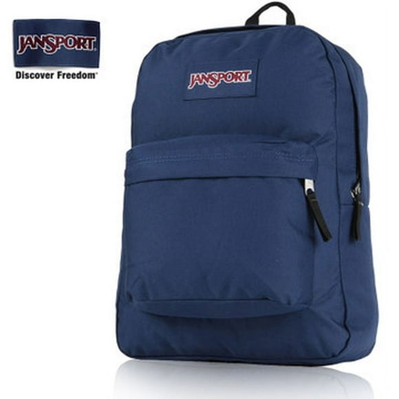 JanSport SuperBreak Plus One Backpack - Lightweight School Bookbag, Navy Blue