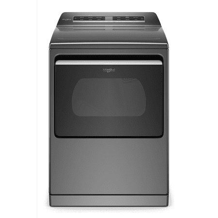 Whirlpool 7.4 cu ft Chrome Shadow Electric Top Load Clothes Dryer