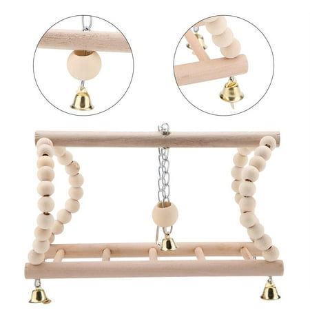 Topincn Pont D Escalade En Bois Escalade En Bois Animal Perroquet Jouet Escalade En Bois Balancoire Echelle Pour Oiseaux Hamster Walmart Canada