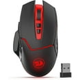 thumbnail image 1 of Wireless Optical Gaming Mouse with 8 Buttons, 2400 DPI Optical Fixture, 5-Level Adjustable DPI, USB Receiver for PC, Mac, MacBook, Notebook, and Laptop., 1 of 9