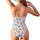 thumbnail image 5 of Traje de baño de una pieza para mujer, bikini informal y de moda de color sólido con cordones, traje de baño de moda playera para mujer, trajes de baño de una pieza para mujer, trajes de baño para muj, 5 of 7