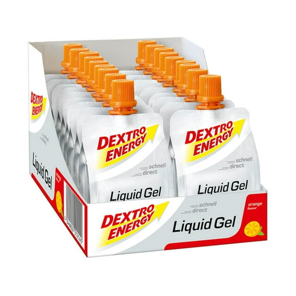 Dextro Energy Liquid Gel 60ml, Gel Con Carbohidratos 18pz Orange DEXTRO ENERGY LIQUID GEL