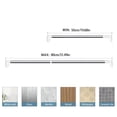 thumbnail image 3 of Meggemo Adjustable Tension Shower Curtain Rod 20 30 Inch No Drill Spring Loaded For Bathroom Closet Door Window Kitchen Cabinet, 3 of 9
