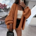 thumbnail image 6 of Women's loose large autumn long-sleeved sleeve light sweater, 6 of 8