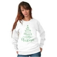 thumbnail image 3 of Have Yourself Merry Little Christmas Women Plus Size Crewneck Sweatshirt Brisco Brands 2X, 3 of 5